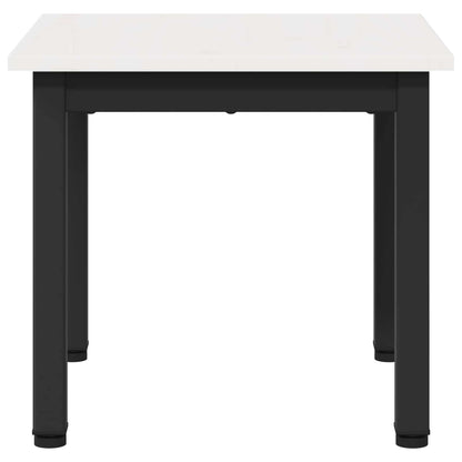 vidaXL Coffee Table White 40 x 40 x 36 cm Solid Pine Wood