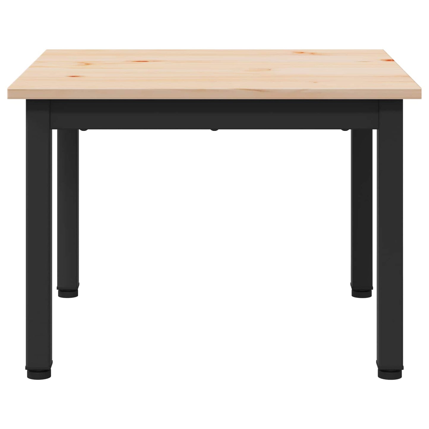 vidaXL Coffee Table Natural 50 x 50 x 36 cm Solid Pine Wood