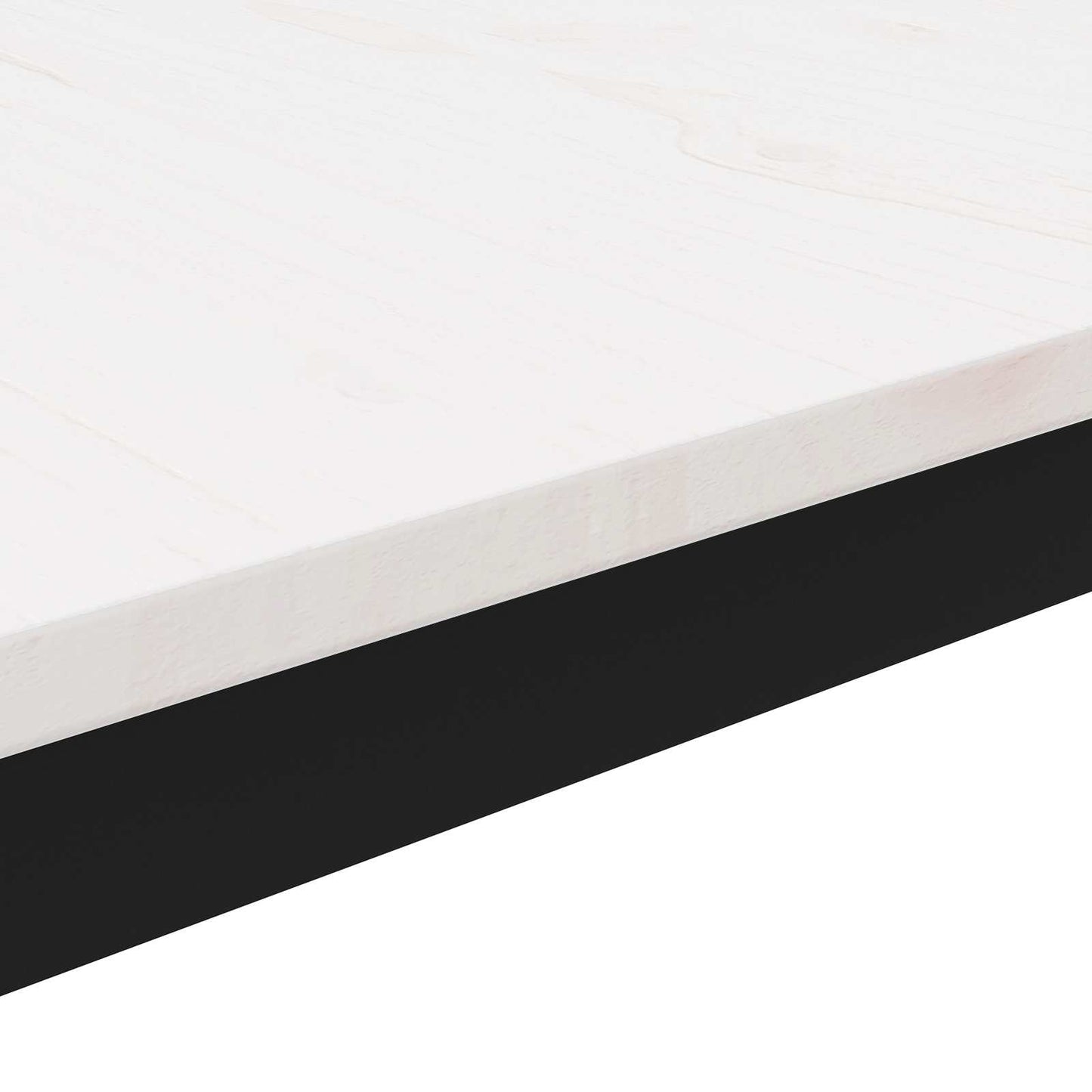 vidaXL Coffee Table White 50 x 50 x 36 cm Solid Pine Wood