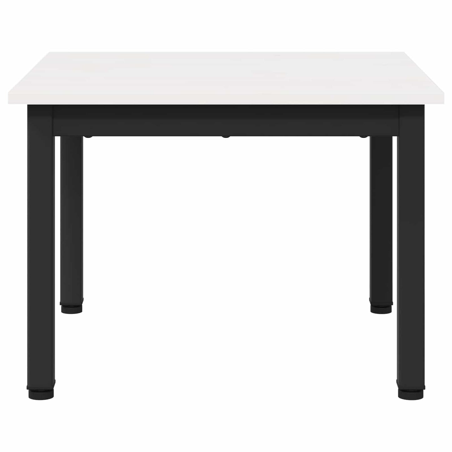 vidaXL Coffee Table White 50 x 50 x 36 cm Solid Pine Wood