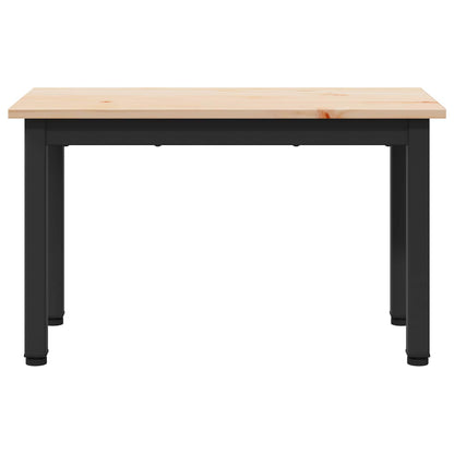 vidaXL Coffee Table Natural 60 x 30 x 36 cm Solid Pine Wood