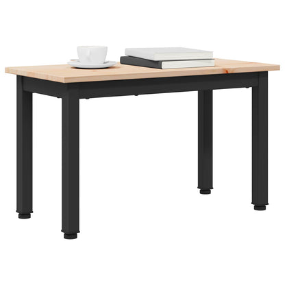 vidaXL Coffee Table Natural 60 x 30 x 36 cm Solid Pine Wood
