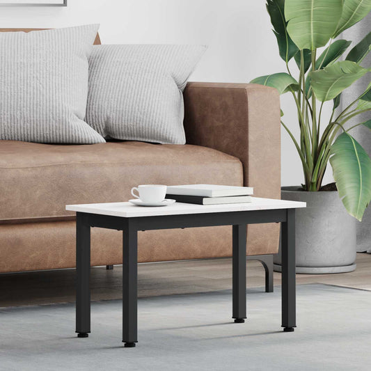 vidaXL Coffee Table White 60 x 30 x 36 cm Solid Pine Wood