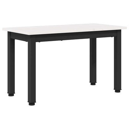 vidaXL Coffee Table White 60 x 30 x 36 cm Solid Pine Wood