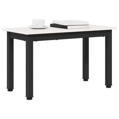 vidaXL Coffee Table White 60 x 30 x 36 cm Solid Pine Wood