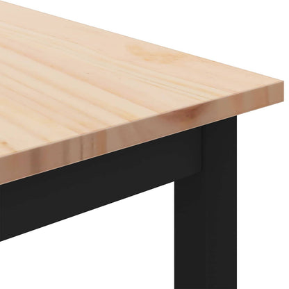 vidaXL Coffee Table Natural 60 x 60 x 36 cm Solid Pine Wood