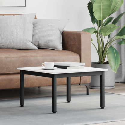 vidaXL Coffee Table White 60 x 60 x 36 cm Solid Pine Wood