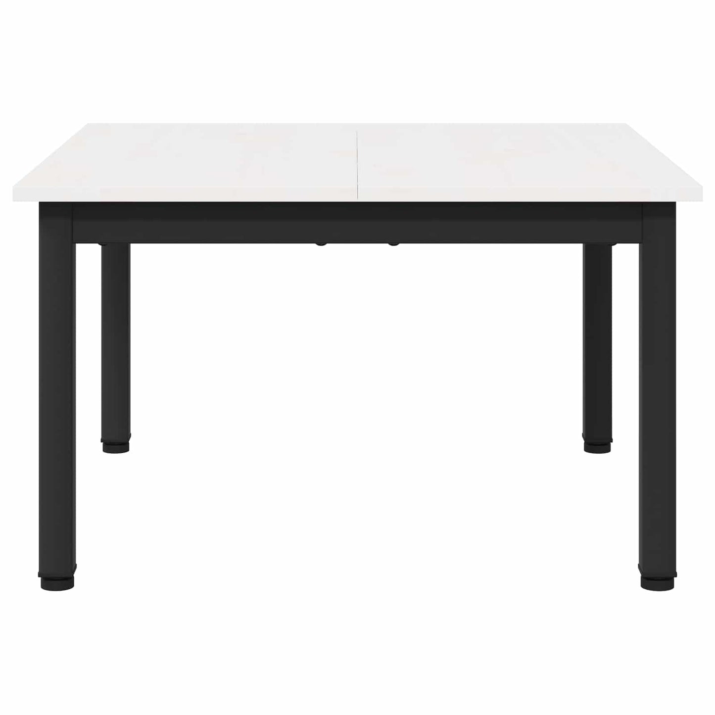 vidaXL Coffee Table White 60 x 60 x 36 cm Solid Pine Wood