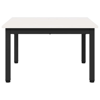 vidaXL Coffee Table White 60 x 60 x 36 cm Solid Pine Wood
