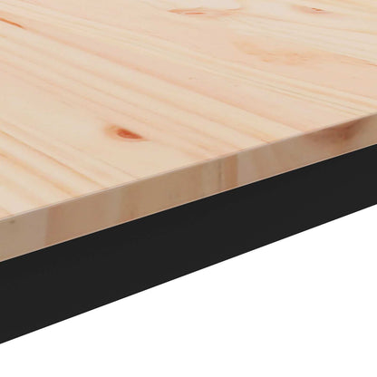 vidaXL Coffee Table Natural 60 x 50 x 36 cm Solid Pine Wood