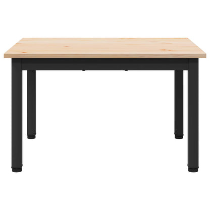 vidaXL Coffee Table Natural 60 x 50 x 36 cm Solid Pine Wood