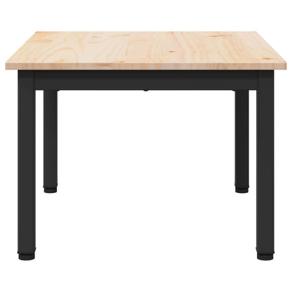 vidaXL Coffee Table Natural 60 x 50 x 36 cm Solid Pine Wood