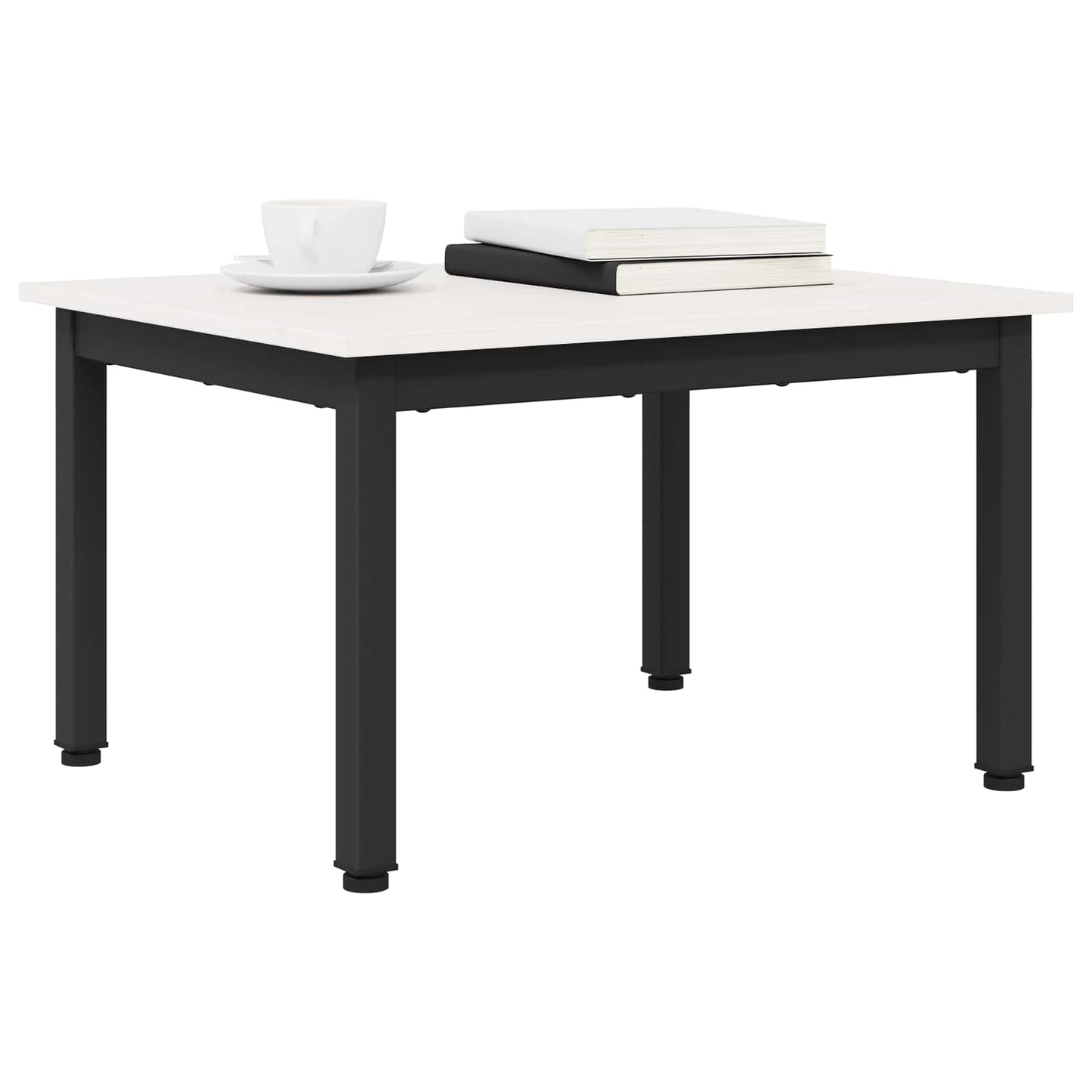 vidaXL Coffee Table White 60 x 50 x 36 cm Solid Pine Wood