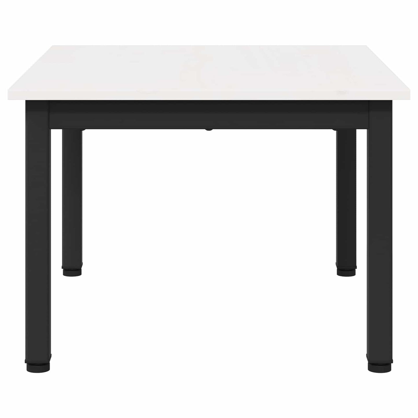 vidaXL Coffee Table White 60 x 50 x 36 cm Solid Pine Wood