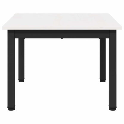 vidaXL Coffee Table White 60 x 50 x 36 cm Solid Pine Wood