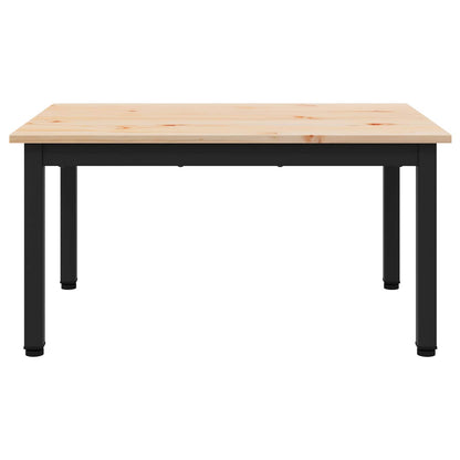 vidaXL Coffee Table Natural 70 x 50 x 36 cm Solid Pine Wood