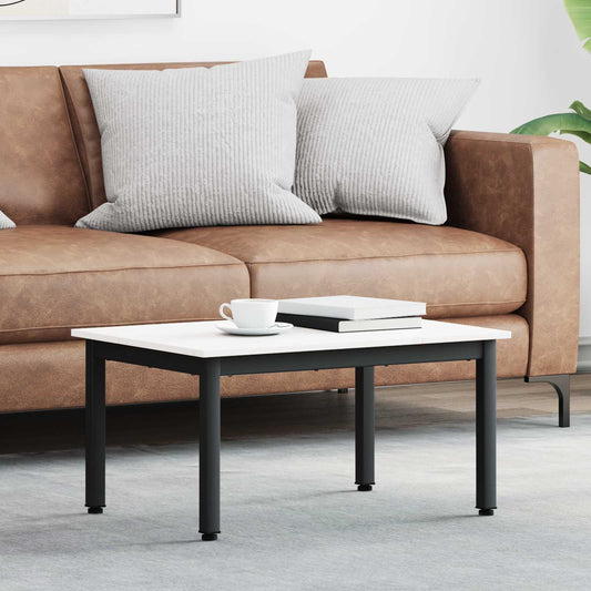 vidaXL Coffee Table White 70 x 50 x 36 cm Solid Pine Wood