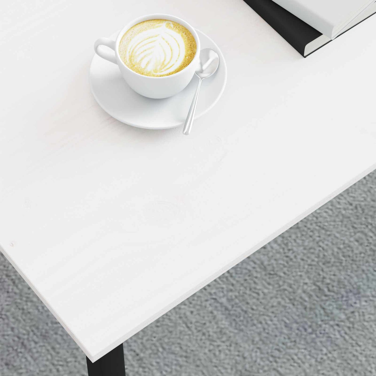 vidaXL Coffee Table White 70 x 50 x 36 cm Solid Pine Wood