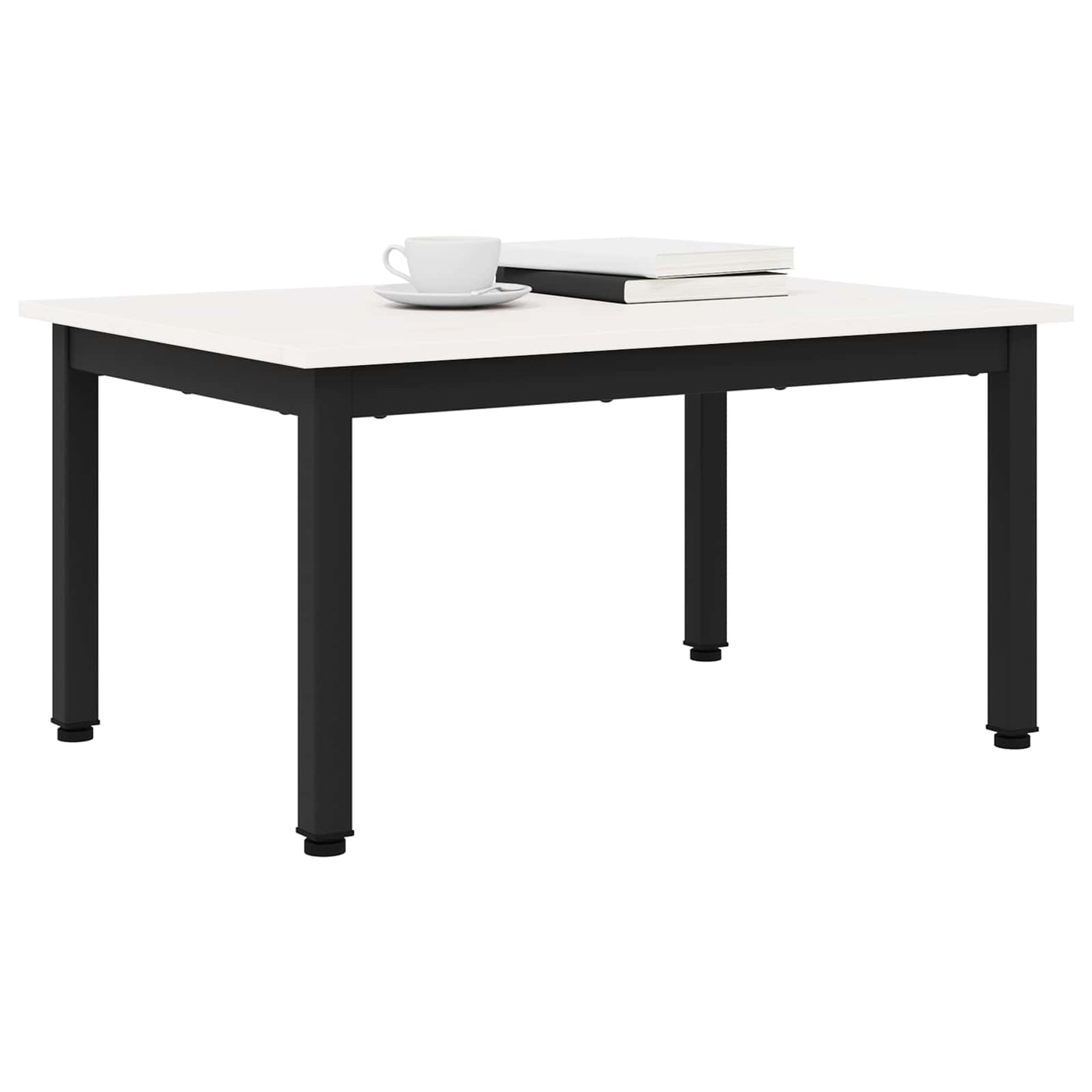 vidaXL Coffee Table White 70 x 50 x 36 cm Solid Pine Wood