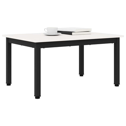 vidaXL Coffee Table White 70 x 50 x 36 cm Solid Pine Wood