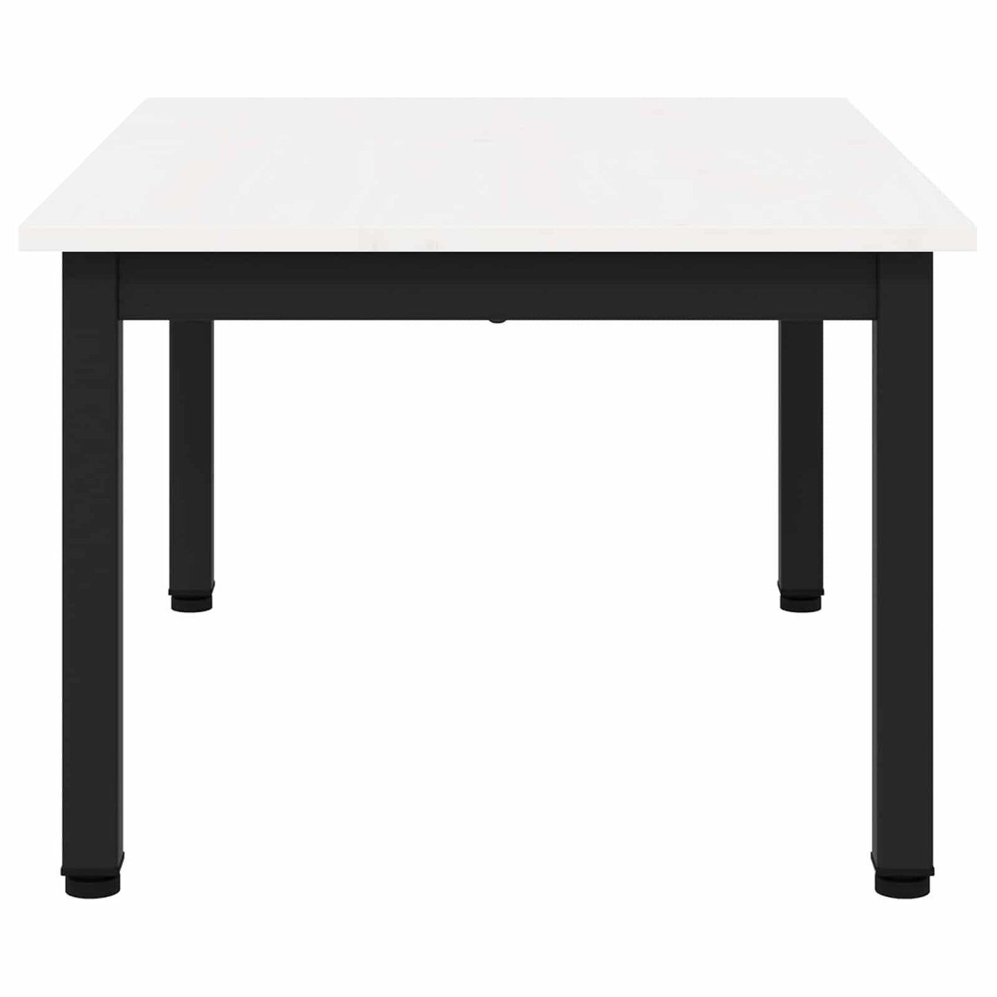 vidaXL Coffee Table White 70 x 50 x 36 cm Solid Pine Wood