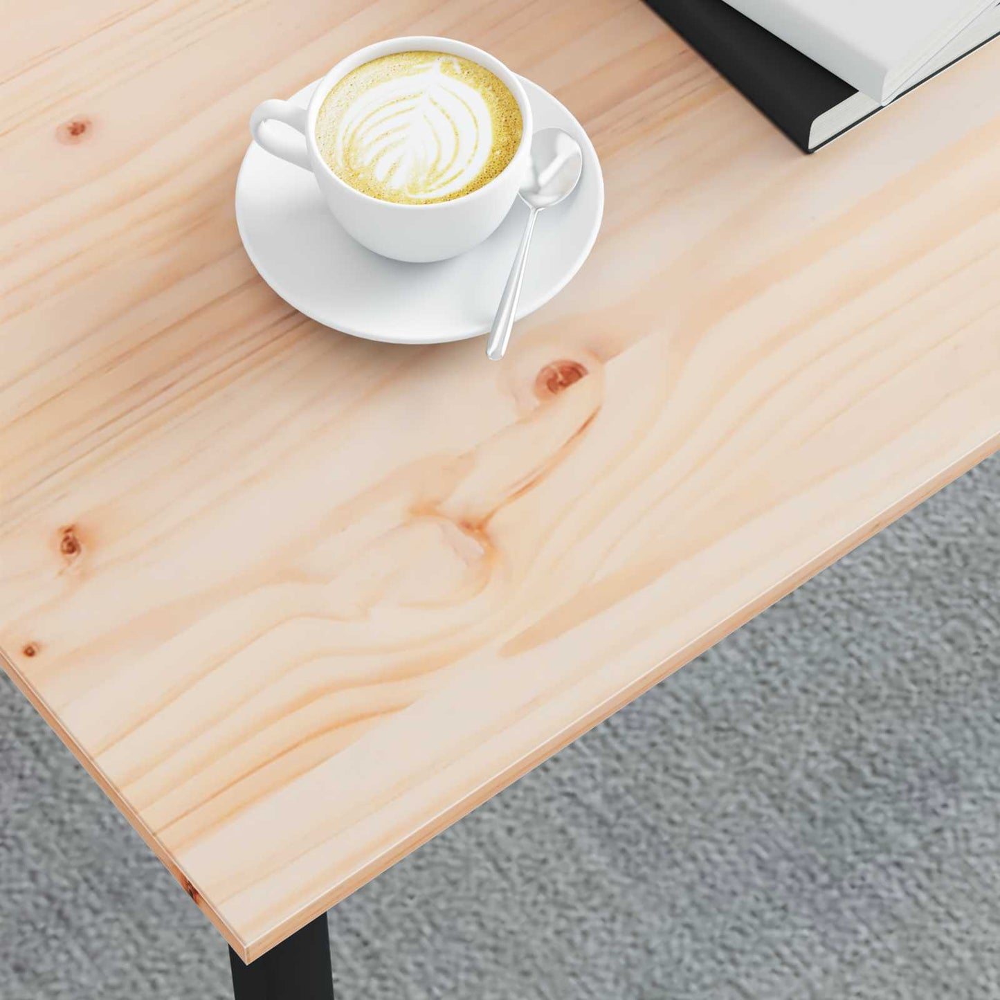 vidaXL Coffee Table Natural 100 x 50 x 45 cm Solid Pine Wood