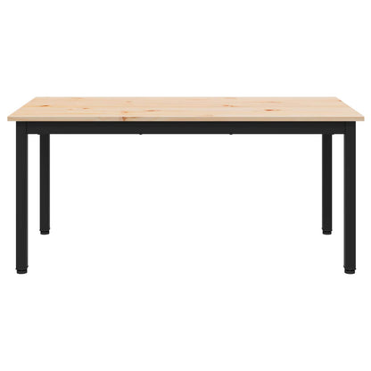 vidaXL Coffee Table Natural 100 x 50 x 45 cm Solid Pine Wood