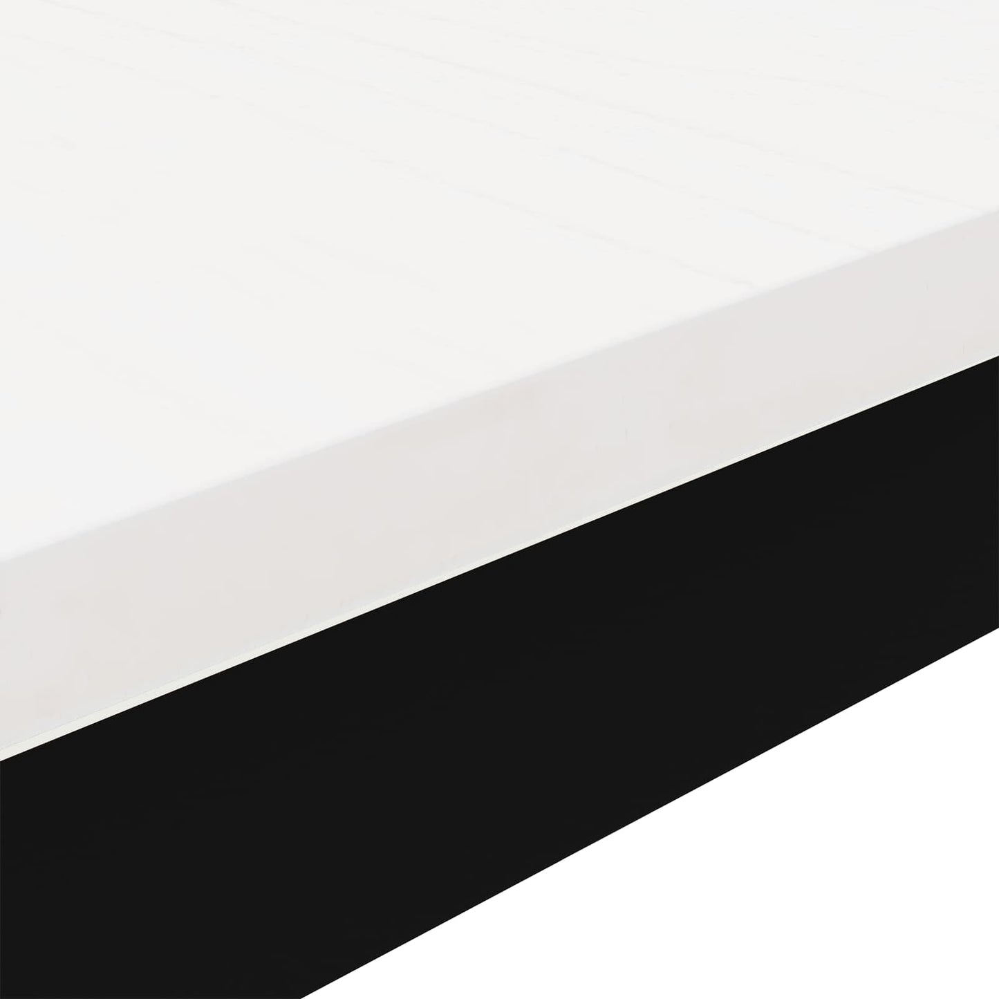 vidaXL Coffee Table White 100 x 50 x 45 cm Solid Pine Wood