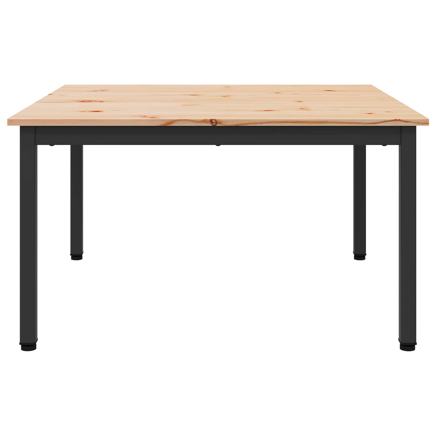 vidaXL Coffee Table Natural 80 x 80 x 45 cm Solid Pine Wood