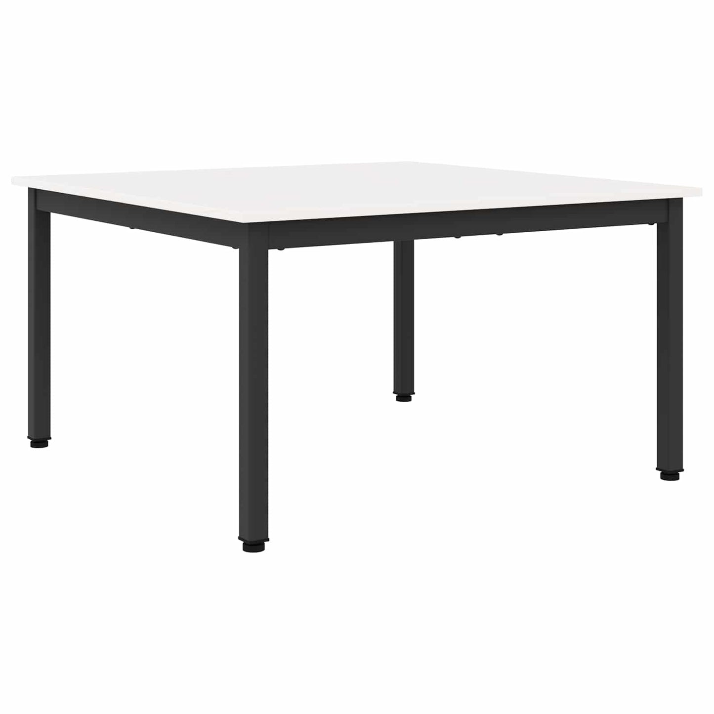 vidaXL Coffee Table White 80 x 80 x 45 cm Solid Pine Wood