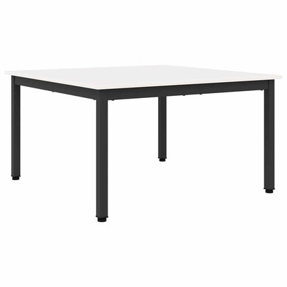 vidaXL Coffee Table White 80 x 80 x 45 cm Solid Pine Wood