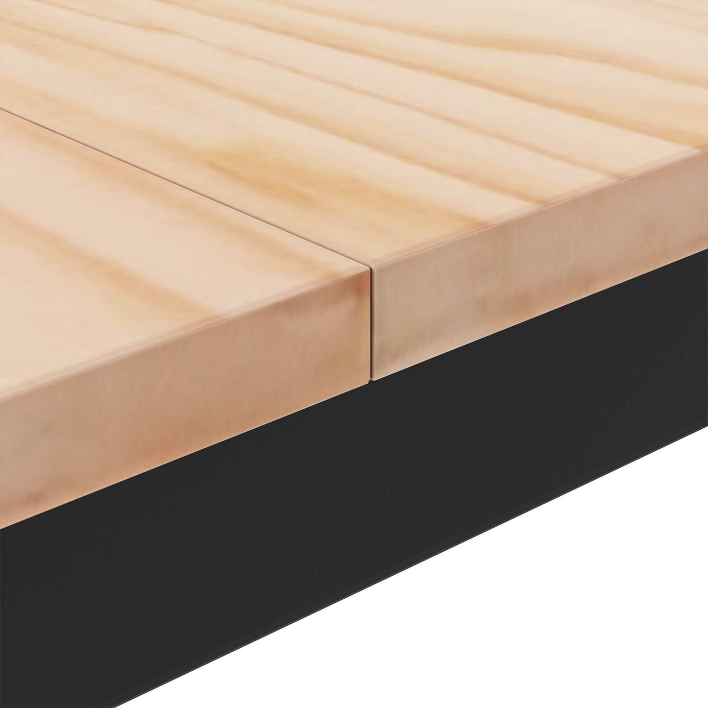 vidaXL Coffee Table Natural 100 x 100 x 45 cm Solid Pine Wood