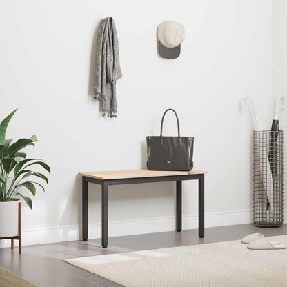 vidaXL Bench Natural 80 x 35 x 45 cm Solid Pine Wood