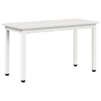 vidaXL Bench White 80 x 35 x 45 cm Solid Pine Wood