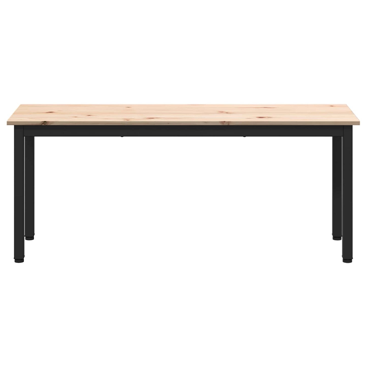 vidaXL Bench Natural 110 x 35 x 45 cm Solid Pine Wood