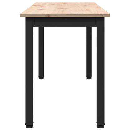 vidaXL Bench Natural 110 x 35 x 45 cm Solid Pine Wood