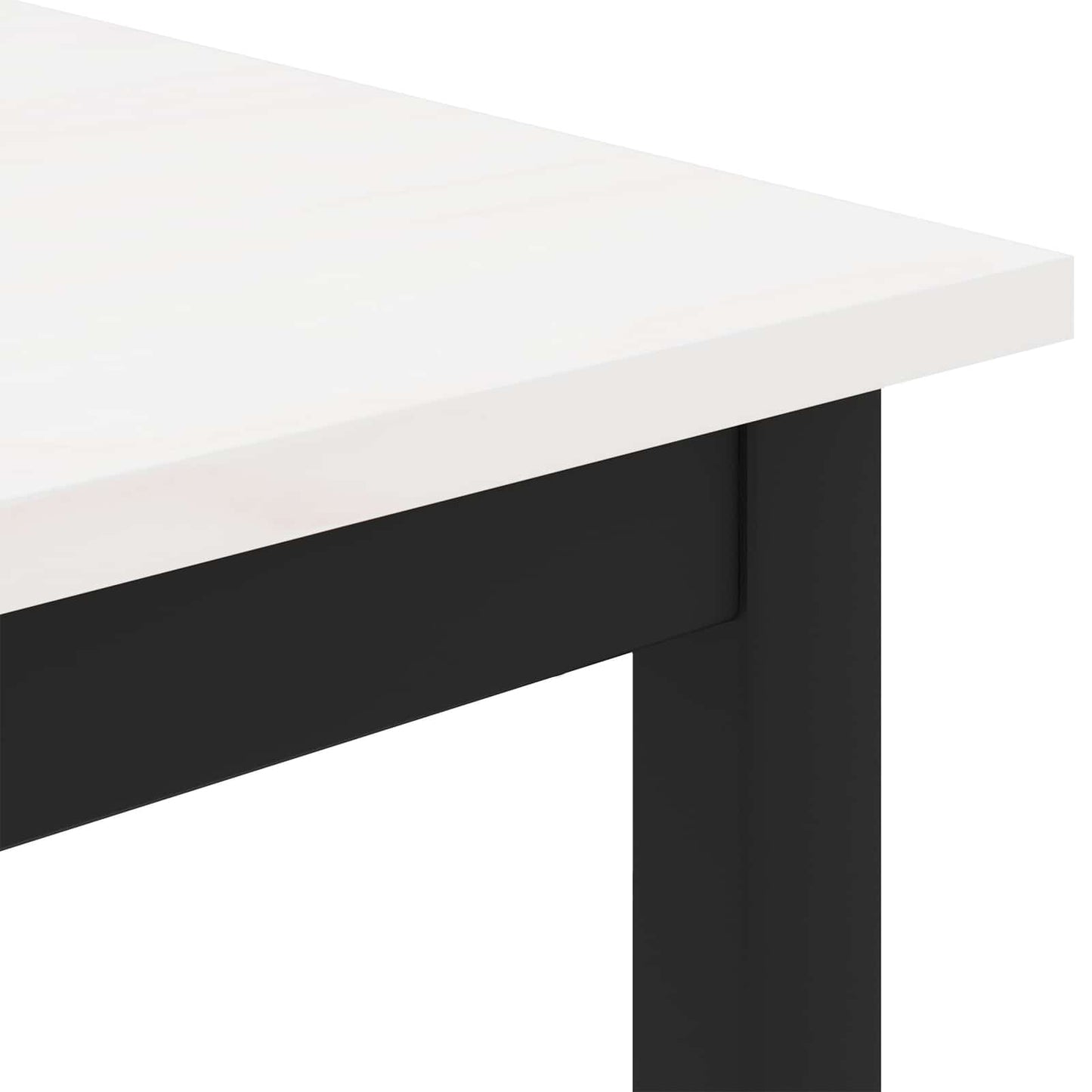 vidaXL Bench White 110 x 35 x 45 cm Solid Pine Wood