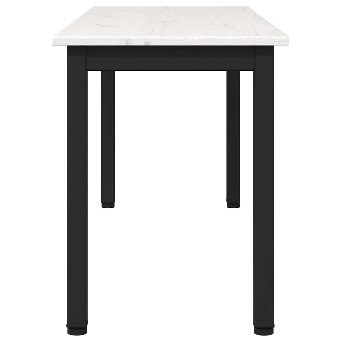 vidaXL Bench White 110 x 35 x 45 cm Solid Pine Wood