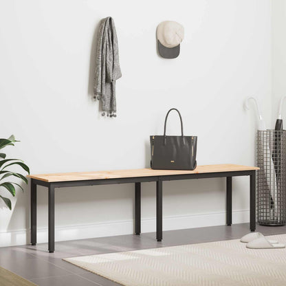 vidaXL Bench Natural 160 x 35 x 45 cm Solid Pine Wood