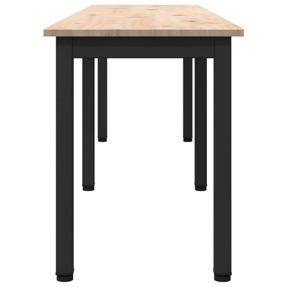 vidaXL Bench Natural 160 x 35 x 45 cm Solid Pine Wood