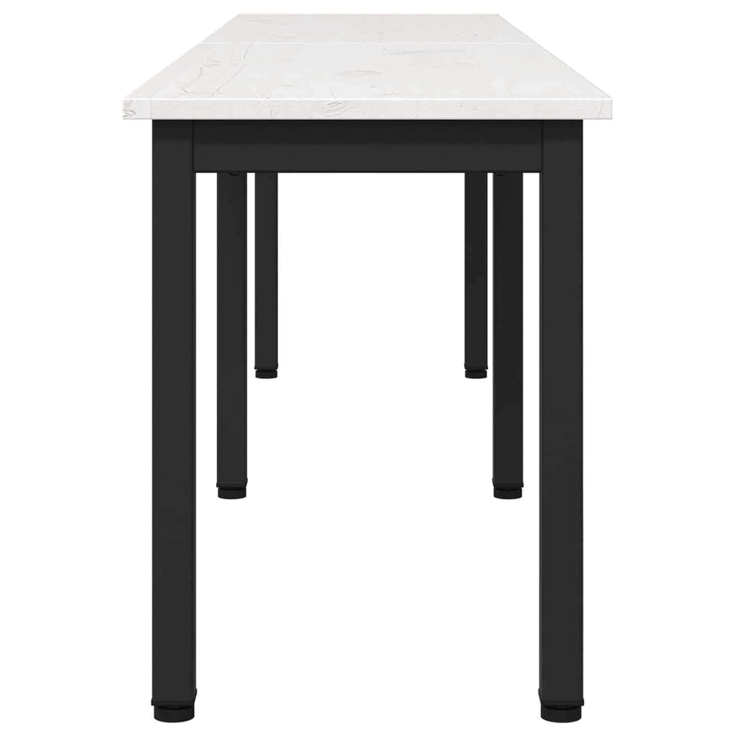 vidaXL Bench White 160 x 35 x 45 cm Solid Pine Wood