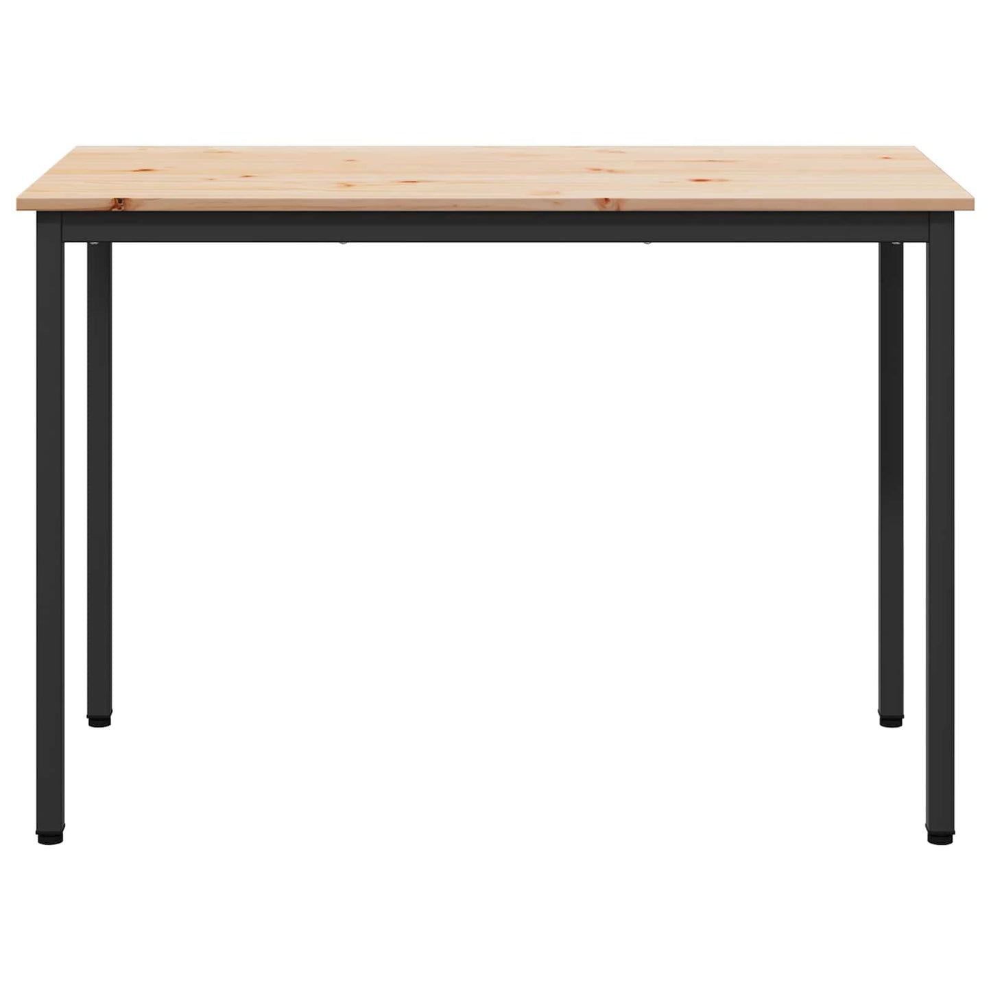 vidaXL Dining Table Natural 110 x 55 x 75 cm Solid Pine Wood