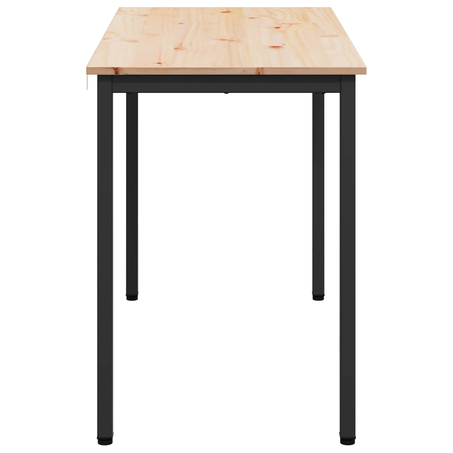 vidaXL Dining Table Natural 110 x 55 x 75 cm Solid Pine Wood