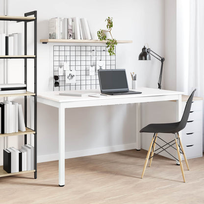 vidaXL Dining Table White 140 x 80 x 75 cm Solid Pine Wood