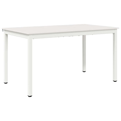 vidaXL Dining Table White 140 x 80 x 75 cm Solid Pine Wood