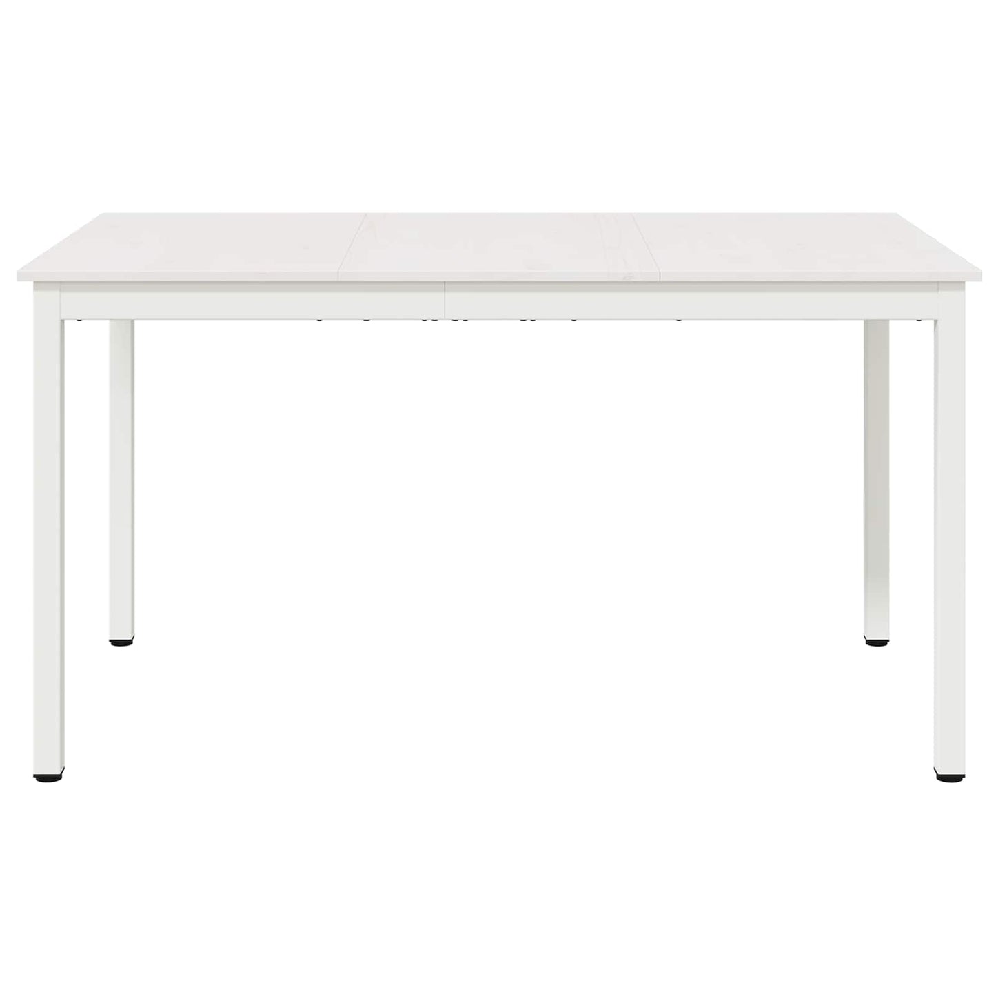 vidaXL Dining Table White 140 x 80 x 75 cm Solid Pine Wood