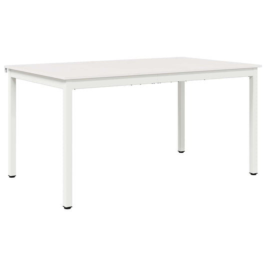 vidaXL Dining Table White 150 x 90 x 75 cm Solid Pine Wood