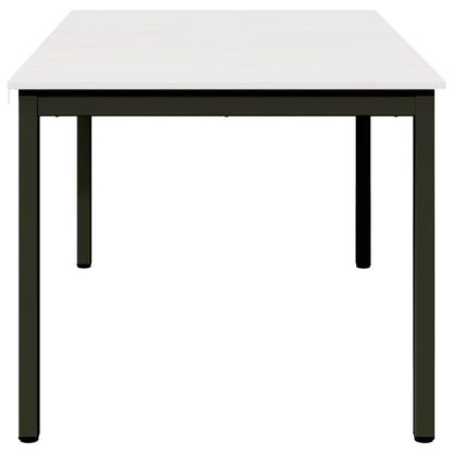 vidaXL Dining Table White 150 x 90 x 75 cm Solid Pine Wood
