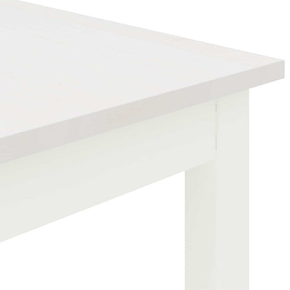 vidaXL Bar Table White 70 x 70 x 105 cm Solid Pine Wood