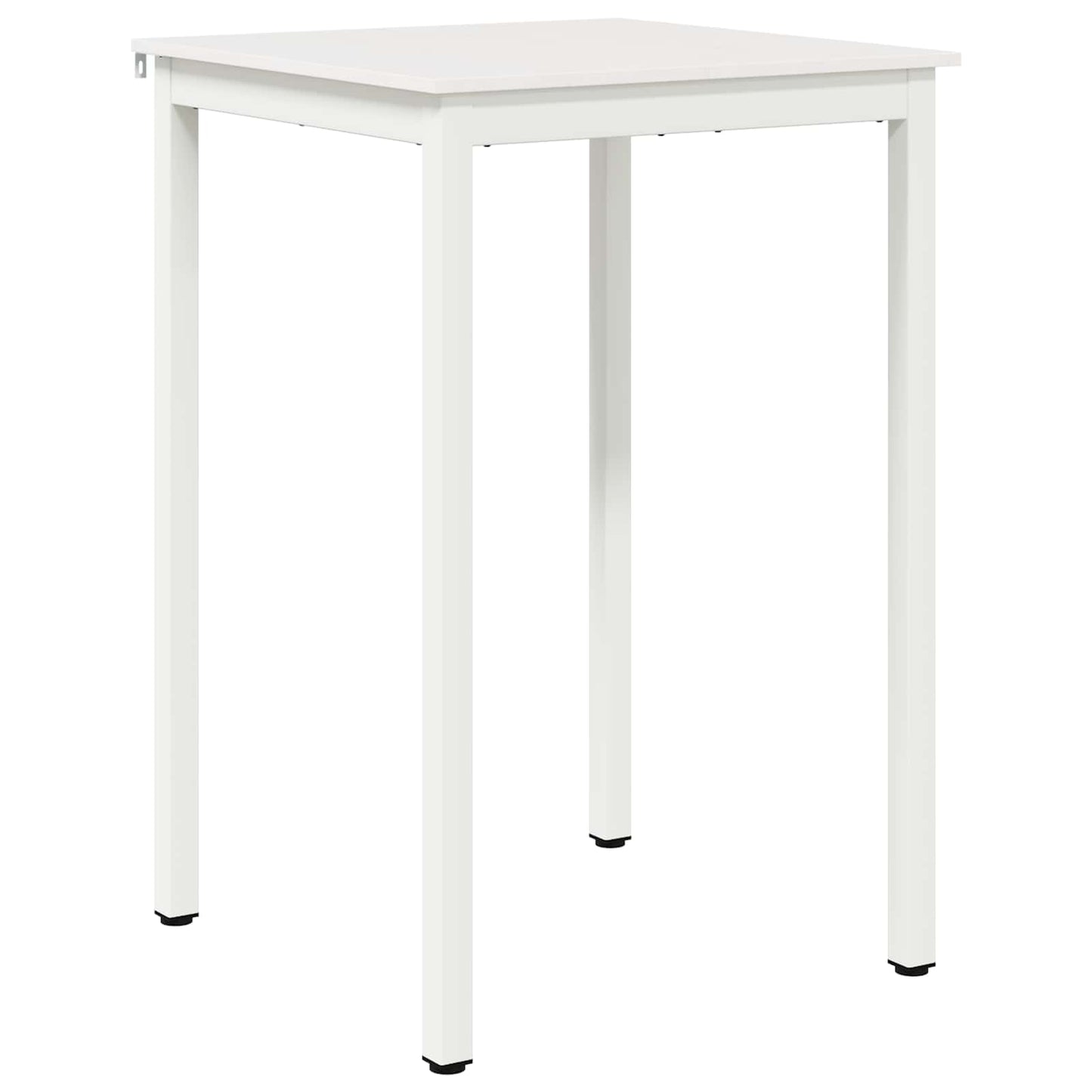 vidaXL Bar Table White 70 x 70 x 105 cm Solid Pine Wood